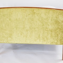 Federal Style Faux Tiger Maple Settee