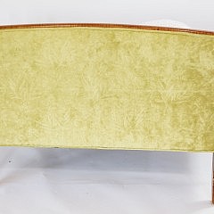 Federal Style Faux Tiger Maple Settee