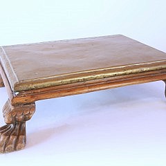 brass foot rest