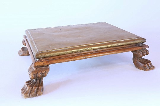 brass foot rest