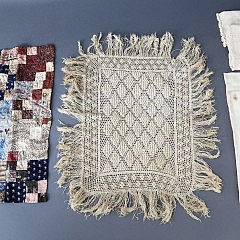 Rare Whaleman Made Nantucket Whalebone Doll’s Rope Bed, circa 1840