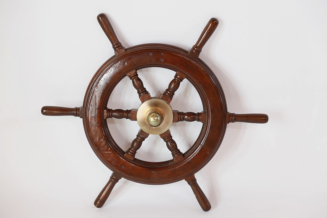 Yacht's Wheel Vintage Wood Yacht Wheel Rafael Osona Auctions