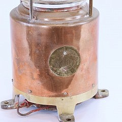 Copper and Brass Maritime Beacon