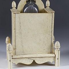 Whaleman Carved Whalebone Watch Hutch, circa 1850