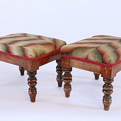 upholstered footstools