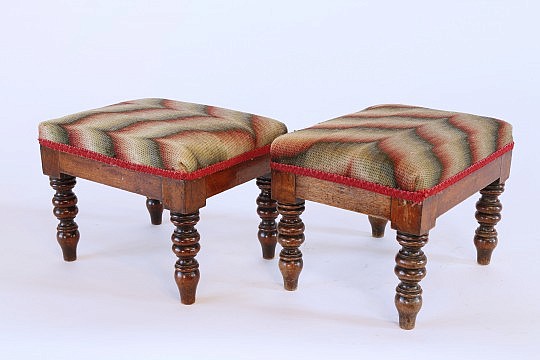 upholstered footstools