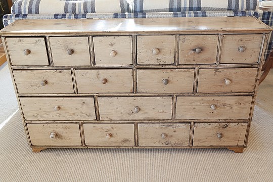 pine apothocary chest