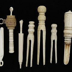 Group of Domestic Whalebone Implements, 19th century