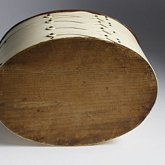 Large Whaleman Made Panbone Ditty Box with Abalone Star Inlaid Tropical Wood Top, circa 1850