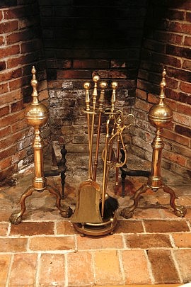 Fireplace set fire tools