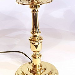 Pair of Baldwin Brass Candlestick Lamps