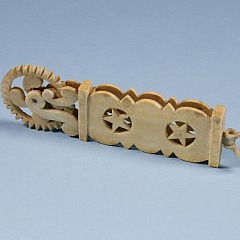 Whaleman Made Whale Ivory Pie Crimper
