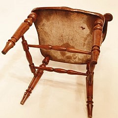 19th Century English Elm Pub Chair