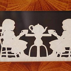 Pamela Dalton Paper Cutout “Tea Party”