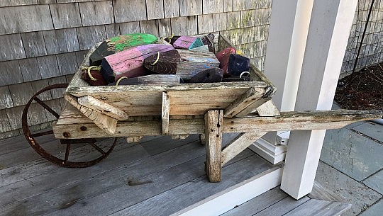 Buoys in Wheelbarrow