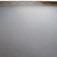 Blue and White Broadloom Carpet