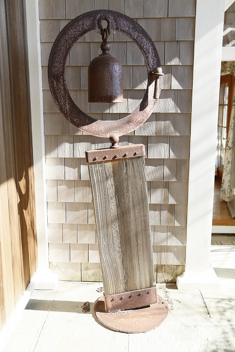 Gong Bell Asian Cast Iron Gong Bell with Wood Mallet Rafael Osona