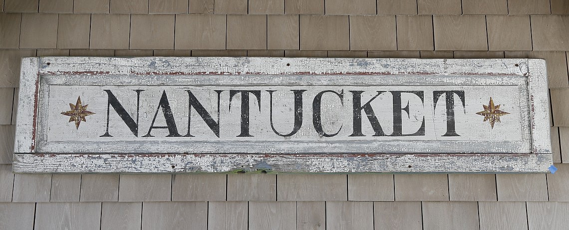 Nantucket サインプレート Nantucket Sign – CraftMetalWork