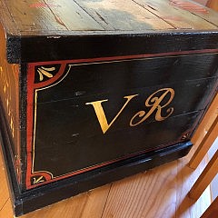 English Hand Painted “Rye Ballooning Club, 1889”