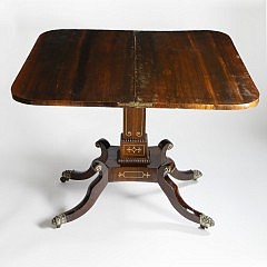 English Regency Rosewood Games Table