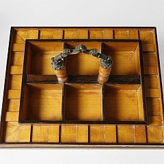 English Cut Crystal Decanters and Caddy