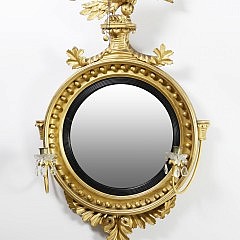 Regency Giltwood Girandole Mirror