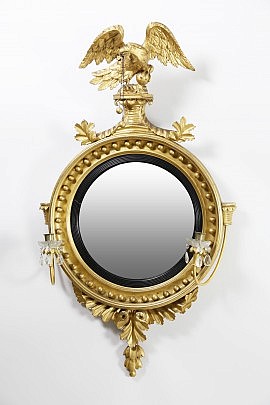 Regency Giltwood Girandole Mirror