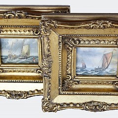 Miniature Marine Paintings