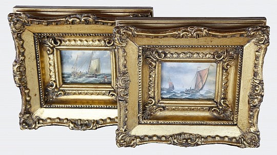 Miniature Marine Paintings