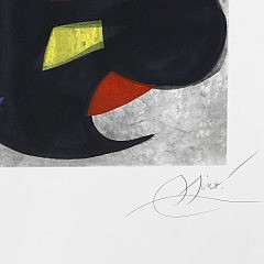 Joan Miro Etching “Le Beluga” Aquatint and Carborundum in Colors on Wove Paper