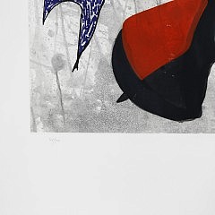 Joan Miro Etching “Le Beluga” Aquatint and Carborundum in Colors on Wove Paper