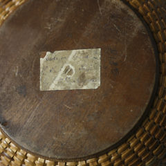 Two William Appleton Baskets: One Nantucket Sewing Basket and One Swing Handle Nantucket Basket