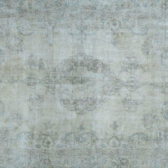 Vintage White Wash Tabriz Oriental Rug