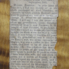 American Federal Tall Case Clock by Abel Hutchins