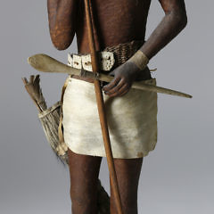 Hardwood Figure of an Indigenous Man