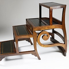 English Regency Metamorphic Library Step Chair