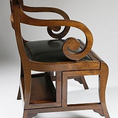 English Regency Metamorphic Library Step Chair