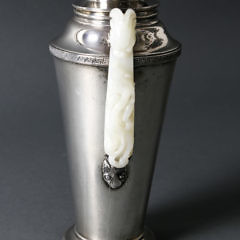 Yamanaka Jade-Mounted Sterling Silver Cocktail Jug