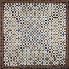 Postage Stamp Patchwork Quilt,