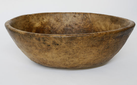 Burlwood Oval Bowl