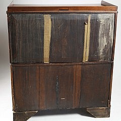 English Satinwood Campaign Chest