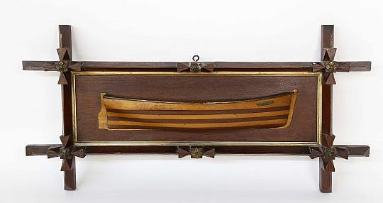 Wonderfully Framed Half-hull Model of “Edie”