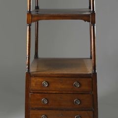 George III Mahogany Etagere