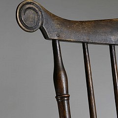 Rare Nantucket Fan-back Windsor Armchair