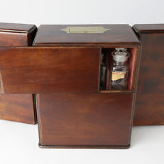 English Regency Mahogany Doctor’s Traveling Apothecary Case