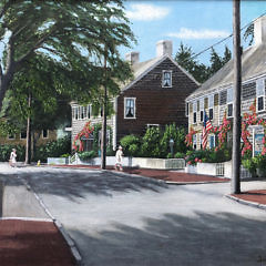 Julian Yates Oil on Canvas “Fair Street”