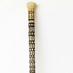 A Most Excellent and Masterpiece of Maritime Inlaid Work Walking Stick