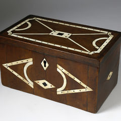 Whaler Made Inlaid Trinket Box