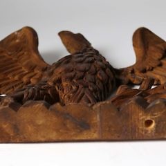 Fine American Carved Over the Door Eagle Sculpture