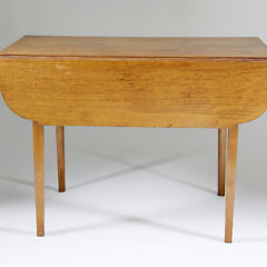 American Tiger Maple Hepplewhite Drop Leaf Table